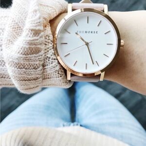 The Horse Rose Gold and White Women's Watch